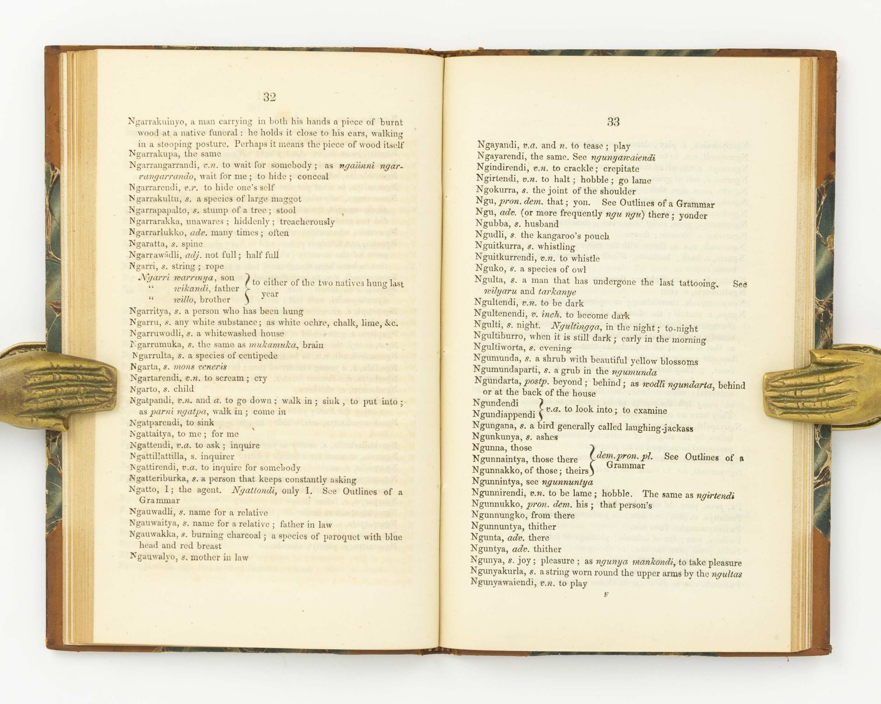 Teichelmann and Schürmann’s original Kaurna dictionary